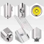 RovyVon A1 650 Lumen Titanium Flashlight Bundle