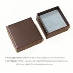 Men’s Black Titanium Meteorite Wedding Band - 8mm