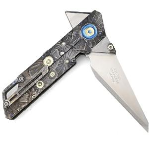 TITANER Raven Titanium Folding Pocket Utility Knife