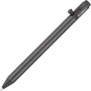 SmootherPro Titanium Bolt Action Gel Pen - Dark Gray