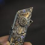 TITANER Raven Titanium Folding Pocket Utility Knife