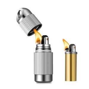 IUMIUN Titanium Waterproof Refillable Lighter with Keychain