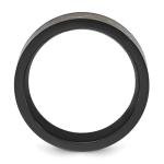 Titanium Black and Gold Foil Inlay Ring