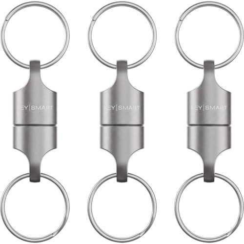 KeySmart MagConnect Titanium Magnetic Key Holder (3-Pack)