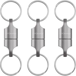 KeySmart MagConnect Titanium Magnetic Key Holder (3-Pack)
