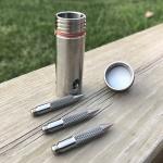 TITANER Silver Titanium Grappling Hook