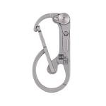 RovyVon U4 Titanium Carabiner Keychain with Ruler