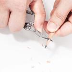 RovyVon U4 Titanium Carabiner Keychain with Ruler