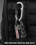 SAYRAM ST6 Lightweight Titanium Purse Hook & Clip