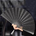 WANERSEN 13.38" Titanium Martial Arts Folding Fan