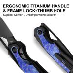 Kizer Topsail Titanium EDC Folding Pocket Knife