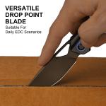 Kizer Topsail Titanium EDC Folding Pocket Knife