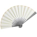 WANERSEN Lightweight Titanium Folding Fan - White