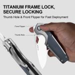 Kizer Serpentine Titanium EDC Folding Knife