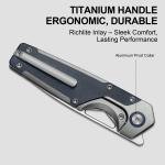 Kizer Serpentine Titanium EDC Folding Knife