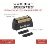 Gold Titanium Foil Head & Stainless Steel Cutters Set