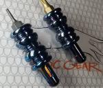 Titanium Damascus Keychain Pendant with EDC Driver