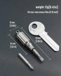 KeyUnity KA53 Mini Titanium Screwdriver Keychain EDC