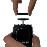 Gold Titanium Foil Head & Stainless Steel Cutters Set