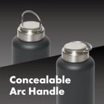 40oz Titanium Ceramic Insulated Tumbler - Arc Handle