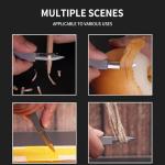 TIKIDESIGN TKK1 Mini Titanium Pocket Knife, EDC Tool