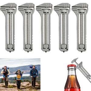 5-Pack Titanium Keychain Multi-Tool for Every Adventure