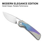 Kizer Topsail EDC Folding Knife with Titanium Handle