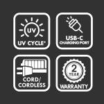 BaBylissPRO UV-Disinfecting Metal Foil Shaver