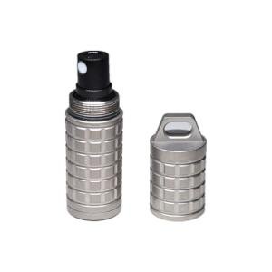 Titanium EDC Perfume Bottle Atomizer Necklace