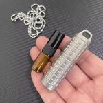 Titanium EDC Perfume Bottle Atomizer Necklace