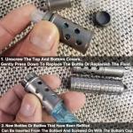 Titanium EDC Perfume Bottle Atomizer Necklace