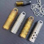 Titanium EDC Perfume Bottle Atomizer Necklace