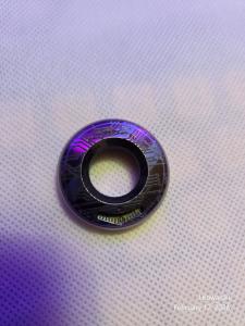 Titaner Tiroler 10cm Titanium Purple Rolling Ruler