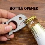 Titanium EDC Pry Bar Multi Tool with Opener