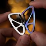 Titaner Large Titanium Wings Carabiner Keychain Clip