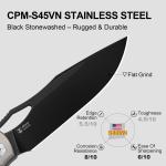 Kizer Allure Titanium EDC Folding Pocket Knife