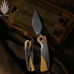Kizer Topsail EDC Folding Knife with Titanium Handle