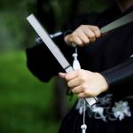 WANERSEN Titanium Folding Fan, Chinese Style EDC Gear