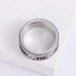 Titanium Steampunk Gear Fidget Spinner Ring