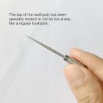 Titanium Alloy Travel Toothpick in Gift Box