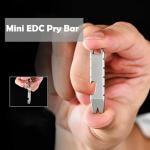 Titanium Mini EDC Pry Bar Bottle Opener Keychain