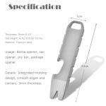 Titanium Mini EDC Pry Bar Bottle Opener Keychain