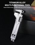 TISGOOG Titanium EDC Multitool with Wrench & More
