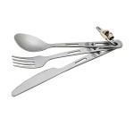 Titanium Ti5310 3-Piece Cutlery Set (Custom Pouch Included)