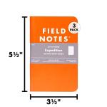 Field Notes | Expedition Edition 3-Pack | Waterproof Notebook