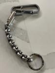 EDC Titanium Ti Carabiner Keychain w/Heavy D Link Chain, 8.5”/215.9mm