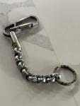 EDC Titanium Ti Carabiner Keychain w/Heavy D Link Chain, 8.5”/215.9mm