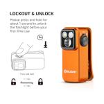OLIGHT Oclip Pro 500 Lumen Clip Flashlight - Orange