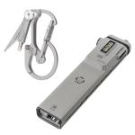 RovyVon E80 Titanium Carabiner EDC Flat Flashlight