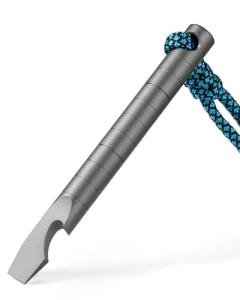 TISUR Titanium Keychain Pry Bar Multitool with Opener